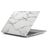 Mobigear Marble MacBook Pro 16 Inch (2021-2026) Hoes Hardshell Laptopcover MacBook Case - Wit - Model A2485 / A2780 / A2991 / A3186 / A3428 / A3429