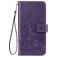 Mobigear Clover Samsung Galaxy M51 Hoesje Bookcase Portemonnee - Paars