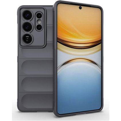 Mobigear Bumpy Samsung Galaxy S26 Ultra Hoesje Flexibel TPU Backcover - Grijs