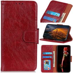 Mobigear Classy Nokia C21 Plus Hoesje Bookcase Portemonnee - Rood