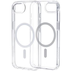 Mobiparts Hardcover Doorzichtig iPhone 16e MagSafe Hoesje Hardcase Backcover - Transparant