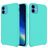 Mobigear Rubber Touch iPhone 11 Siliconen Hoesje Backcover - Turquoise