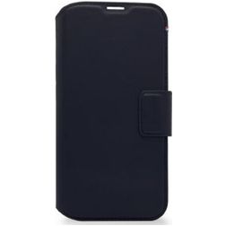 Decoded Detachable Wallet iPhone 14 Plus Hoesje Echt Leer Uitneembare 2in1 Bookcase Portemonnee - Steel Blue