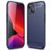 Mobigear Brushed Slim iPhone 14 Hoesje Flexibel TPU Backcover - Blauw
