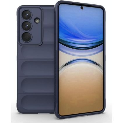 Mobigear Bumpy Samsung Galaxy S26 Plus Hoesje Flexibel TPU Backcover - Donkerblauw