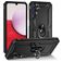 Mobigear Armor Ring Samsung Galaxy A14 Hoesje Hardcase Backcover Shockproof met Ringhouder - Zwart