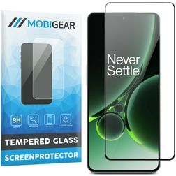 Mobigear Premium OnePlus Nord 3 Glazen Screenprotector - Case Friendly - Zwart