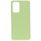 Mobiparts Samsung Galaxy A72 Siliconen Hoesje Backcover - Pistache Green