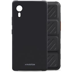 Mobilize Rubber Gelly Samsung Galaxy Xcover 7 Hoesje Flexibel TPU Backcover - Matt Black