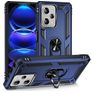 Mobigear Armor Ring Xiaomi Redmi Note 12 Pro Plus Hoesje Hardcase Backcover Shockproof met Ringhouder - Blauw