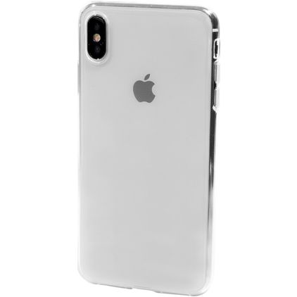Mobiparts Classic Doorzichtig iPhone XS Max Hoesje Flexibel TPU Backcover - Transparant