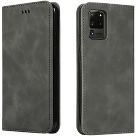 Mobigear Retro Slim Samsung Galaxy S20 Ultra Hoesje Bookcase Portemonnee - Grijs