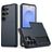 Mobigear Card Samsung Galaxy S26 Ultra Hoesje Hardcase Backcover Shockproof met Pasjeshouder - Blauw