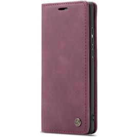 Caseme 013 POCO F2 Pro Hoesje Bookcase Portemonnee - Rood