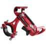 Mobigear Alloy Fixing Telefoonhouder Fiets / Motor Fietsstuur Bevestiging Klem Universeel - Rood