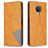Mobigear Rhombus Slim Nokia G10 Hoesje Bookcase - Cognac