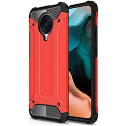 Mobigear Outdoor POCO F2 Pro Hoesje Hardcase Backcover Shockproof - Rood