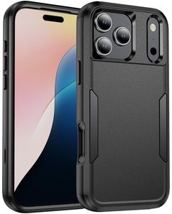 Mobigear Ultra Tough iPhone 17 Pro Hoesje Hardcase Backcover Shockproof - Zwart