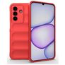 Mobigear Bumpy Samsung Galaxy A27 Hoesje Flexibel TPU Backcover - Rood