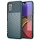 Mobigear Groove Samsung Galaxy A03s Hoesje Flexibel TPU Backcover - Groen