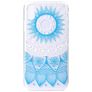 Mobigear Design iPhone XS Max Hoesje Flexibel TPU Backcover - Mandala Blauw