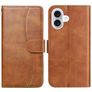 Mobigear S Line iPhone 17 Hoesje Bookcase Portemonnee - Bruin