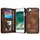 Caseme 008 iPhone SE (2022) Hoesje Uitneembare 2in1 Bookcase Portemonnee - Bruin