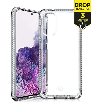 ITSkins SpectrumClear Doorzichtig Samsung Galaxy S20 Hoesje Flexibel TPU Backcover Shockproof - Transparant