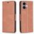 Mobigear Excellent iPhone 16 Plus Hoesje Bookcase Portemonnee - Bruin