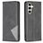 Mobigear Rhombus Slim Samsung Galaxy S24 FE Hoesje Bookcase - Zwart