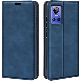Mobigear Retro Slim Realme GT Neo 3 Hoesje Bookcase Portemonnee - Blauw