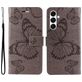 Mobigear Butterfly Samsung Galaxy A26 Hoesje Bookcase Portemonnee - Grijs