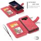 Caseme 007 Samsung Galaxy Note 9 Hoesje Uitneembare 2in1 Bookcase Portemonnee - Rood