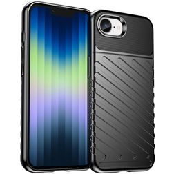 Mobigear Groove iPhone 16e Hoesje Flexibel TPU Backcover - Zwart
