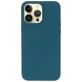 Mobiparts iPhone 14 Pro Max Siliconen Hoesje Backcover - Blueberry Blue