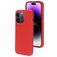 Mobiparts iPhone 14 Pro Siliconen Hoesje Backcover - Scarlet Red