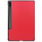 Mobigear Tri-Fold Samsung Galaxy Tab S9 FE Plus Hoes Bookcase + Stylus Houder - Rood