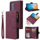 Mobigear Zipper Huawei P40 Hoesje Bookcase Portemonnee - Rood