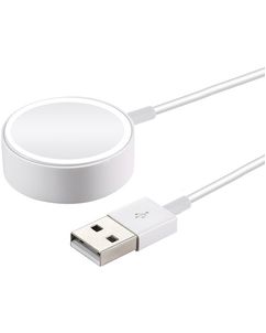 Mobigear USB-A Magnetic Oplader Apple Watch 1 m 5W 1A - Wit