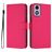 Mobigear Urban Wallet Motorola Moto G04 Hoesje Bookcase Portemonnee - Rose Red