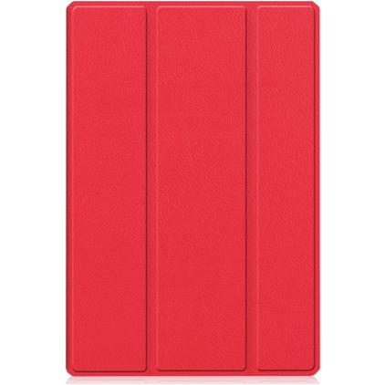 Mobigear Tri-Fold Gel Samsung Galaxy Tab A8 10.5 (2021) Hoes TPU,Kunstleer Bookcase - Rood
