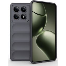 Mobigear Bumpy Xiaomi 14T Hoesje Flexibel TPU Backcover - Grijs