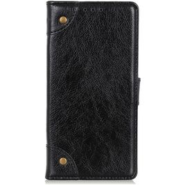 Mobigear Ranch Motorola Moto G200 5G Hoesje Bookcase Portemonnee - Zwart