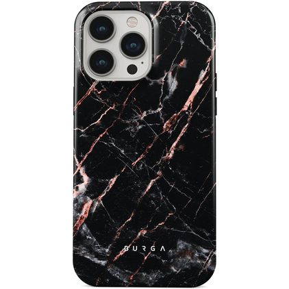 Burga Tough iPhone 15 Pro Max Hoesje Hardcase Backcover Shockproof - Rose Gold Marble