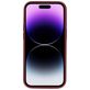 Mobiparts iPhone 14 Pro Siliconen Hoesje Backcover - Plum Red