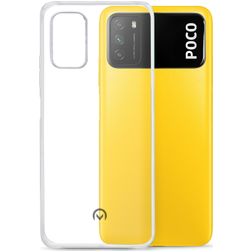 Mobilize Gelly Doorzichtig POCO M3 Hoesje Flexibel TPU Backcover - Transparant