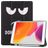 Mobigear Tri-Fold Gel iPad 8 (2020) Hoes TPU,Kunstleer Bookcase + Stylus Houder - Do Not Touch