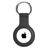 Xccess Keychain Apple AirTag Hoesje Flexibel Siliconen Sleutelhanger - Zwart