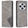 Mobigear Rhombus Slim Xiaomi Redmi 14C Hoesje Bookcase - Grijs