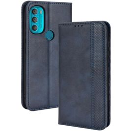 Mobigear Sensation Motorola Moto G71 5G Hoesje Bookcase Portemonnee - Blauw